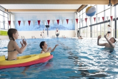 Panoramabad Pappelsee - Neueröffnung des Freizeit- & Familienbades in Kamp-Lintfort - erstes Anschwimmen mit 199 Badegästen und Comedian Bademeister Schaluppke am Samstag, den 15. April 2012